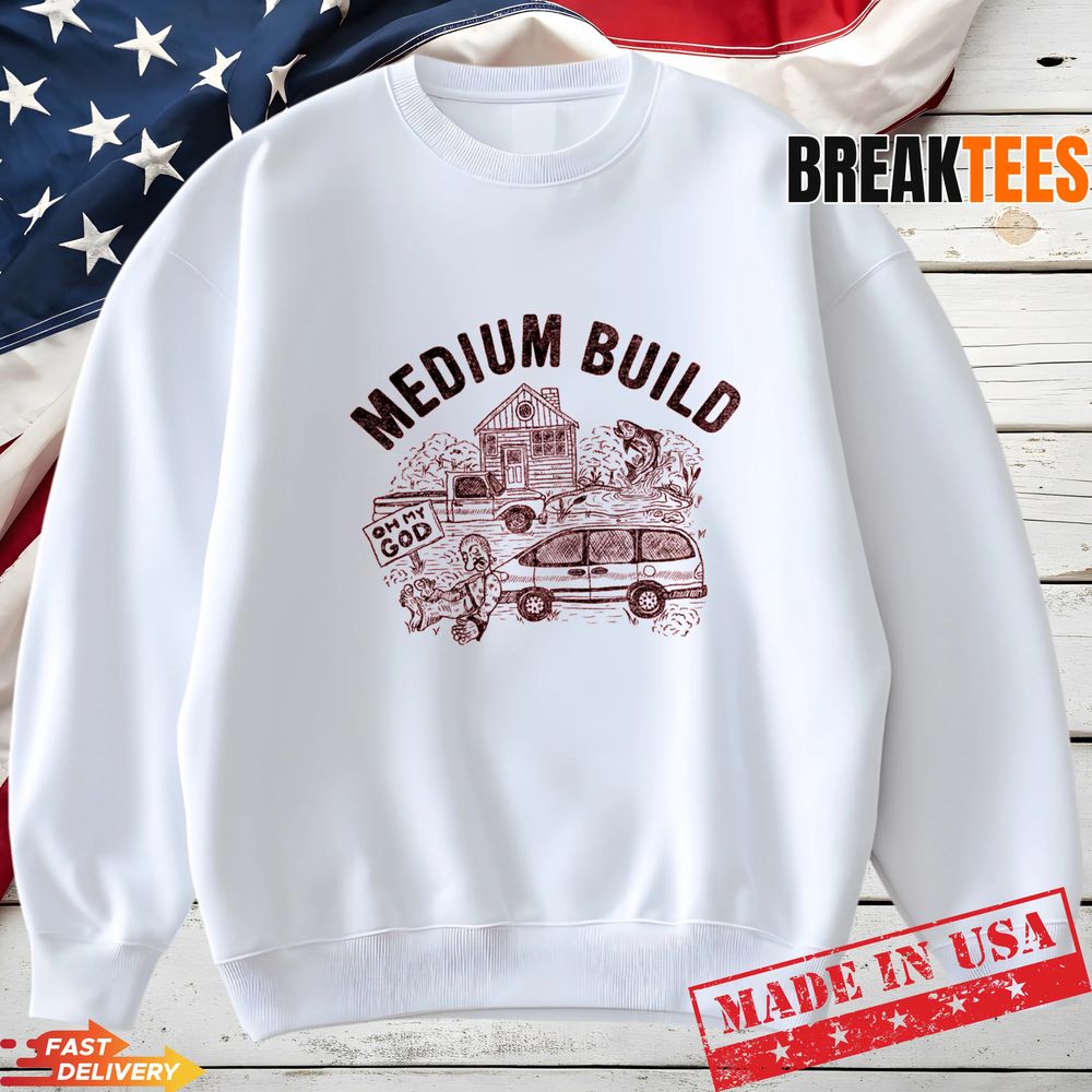Medium Build Music Merch Shop Oh My God T-Shirt