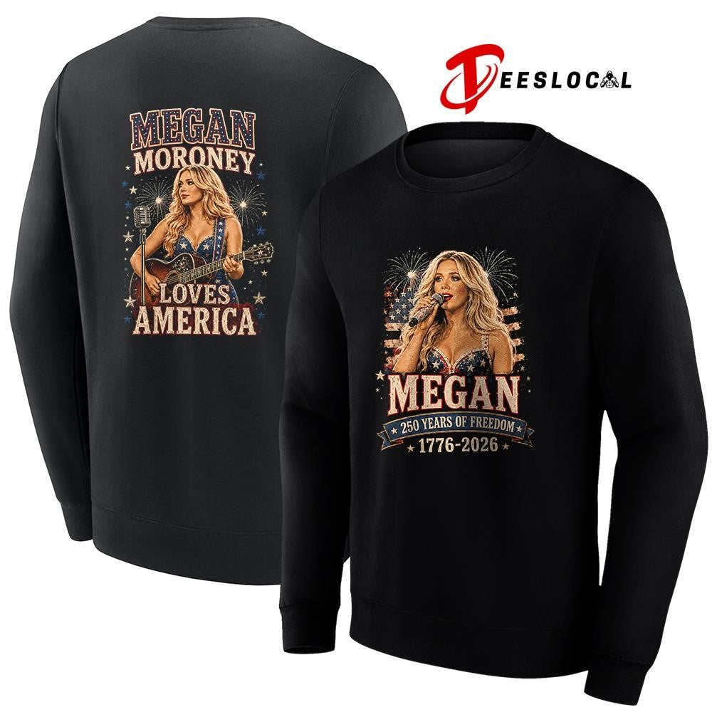 Megan Moroney America 250 years of freedom loves America shirt