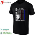 Memorial Day We Will Never Forget Remember the Fallen American Flag Soldier shirt