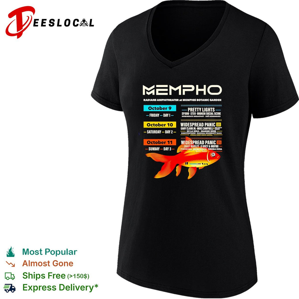 Mempho Music Festival 2026 Full Lineup In Memphis Tennessee at the Radians Amphitheater shirt