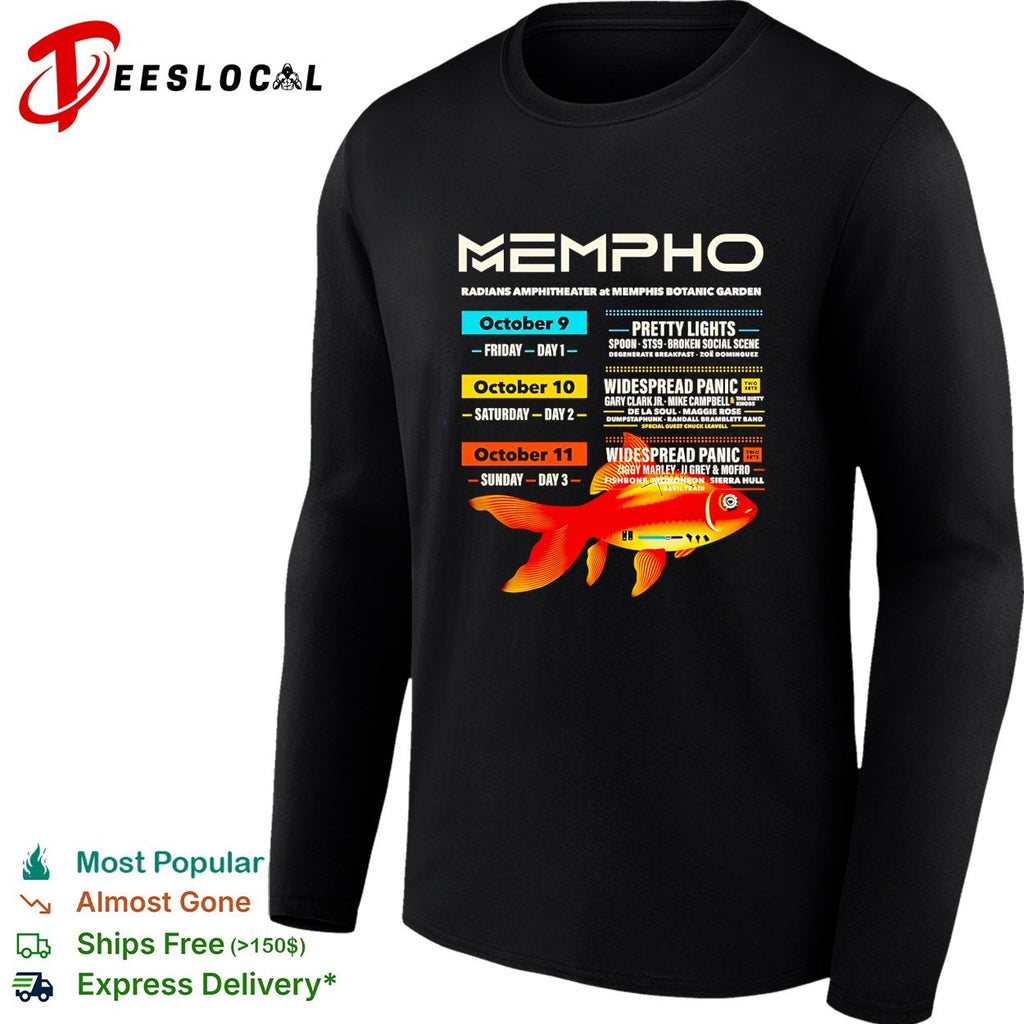 Mempho Music Festival 2026 Full Lineup In Memphis Tennessee at the Radians Amphitheater shirt