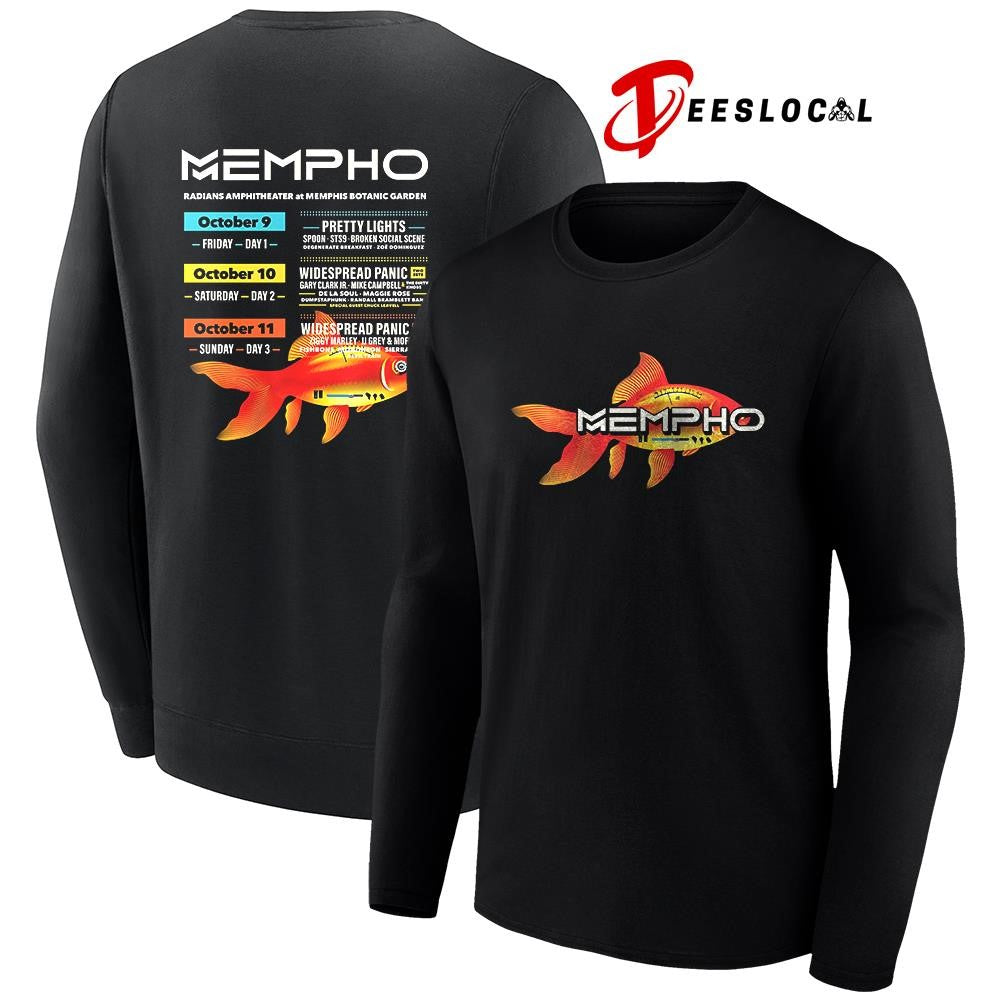 Mempho Music festival full lineup Memphis Tennessee Radians Amphitheater shirt