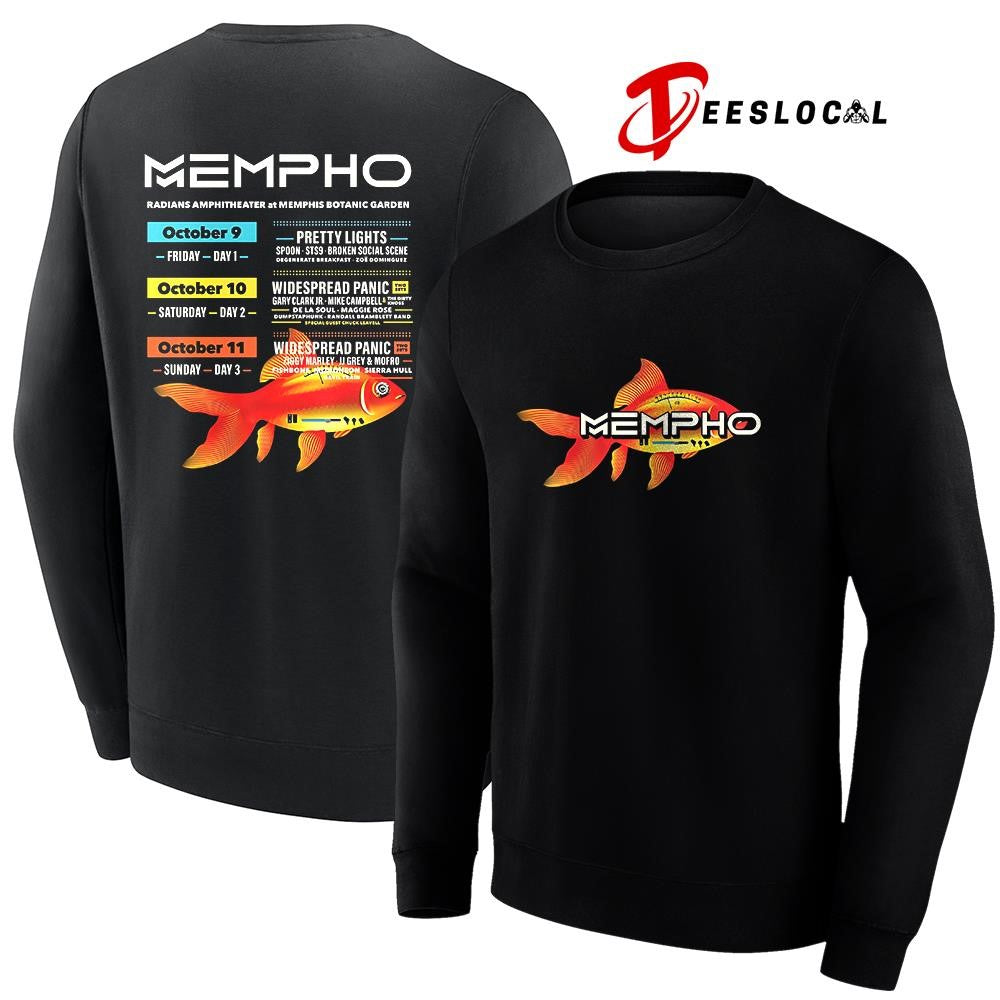 Mempho Music festival full lineup Memphis Tennessee Radians Amphitheater shirt