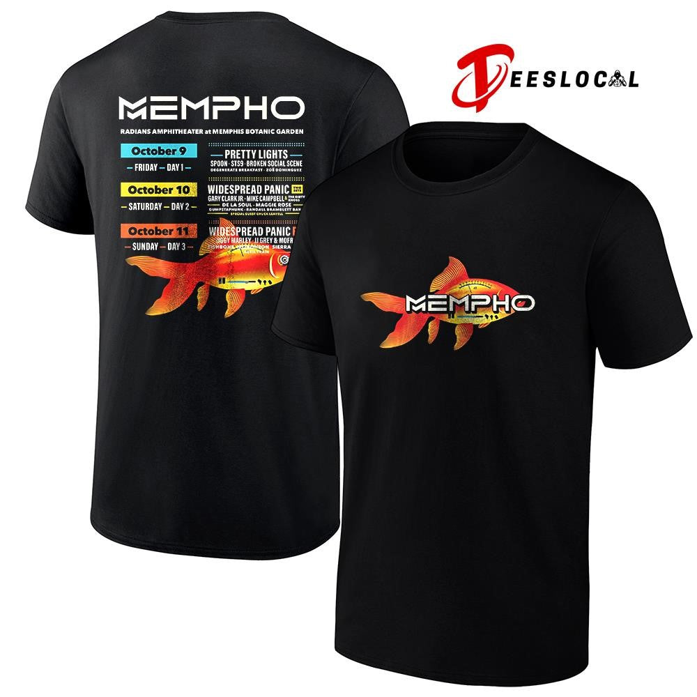Mempho Music festival full lineup Memphis Tennessee Radians Amphitheater shirt
