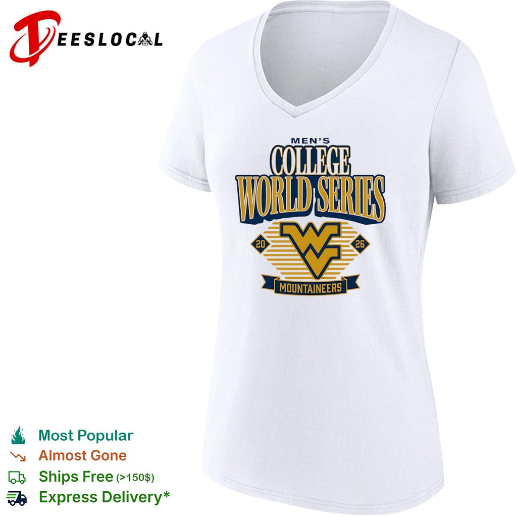Men’s College World Series 2026 West Virginia Mountaineers logo shirt