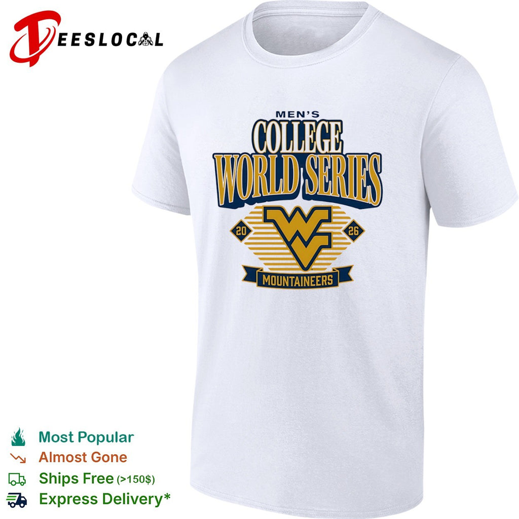 Men’s College World Series 2026 West Virginia Mountaineers logo shirt