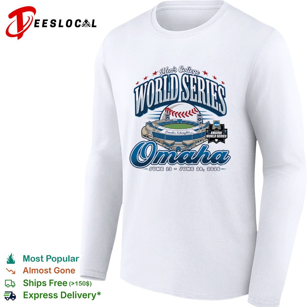 Men’s College World Series Omaha June 13 to June 26 2026 NCAA World Series shirt