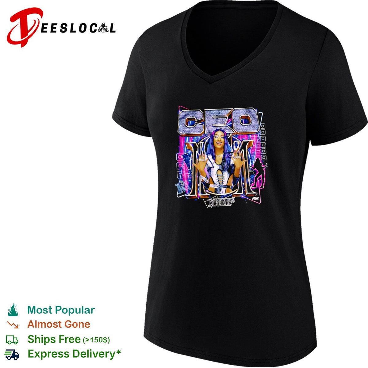 Mercedes Mone CEO Wrestling shirt