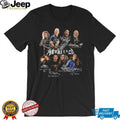 Metallica Evolution Band Members Signatures Tribute T Shirt