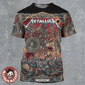 Metallica M72 Athens 2026 Pop Up Shop Poster At Greece Olympic Stadium On May 9 2026 The Warrior With Medusa Shield Art By Juan Ma Orozco All Over Print Shirt