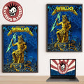 Metallica M72 Athens Greece 2026 Limited Edition Show Poster At Olympic Stadium On 9 May 2026 Zeus The King Of Gods Home Decor Poster Canvas