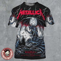 Metallica M72 Bologna Italy 2026 Pop Up Shop Poster At Stadio Renato On June 3 2026 The Gargoyle Winged Demon All Over Print Shirt