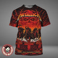 Metallica M72 Bucharest 2026 Pop Up Shop Merch Tee At Romania Arena Nationala On 13 May 2026 Four Horsemen Art All Over Print Shirt