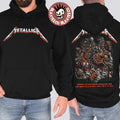 Metallica M72 Denver 2025 Night 1 Venue Hoodie In Denver Colorado At Empower Field at Mile High On June 27 2025 Two Sided Hoodie