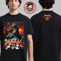 Metallica M72 Frankfurt 2026 Pop Up Shop Merch Tee At Frankfurt Germany Deutsche Bank Park On 22 And 24 May 2026 Skeleton Playing Chess Two Sided T-Shirt