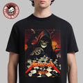 Metallica M72 Frankfurt 2026 Pop Up Shop Poster At Frankfurt Germany Deutsche Bank Park On 22 And 24 May 2026 Skeleton Playing Chess Art T-Shirt