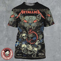 Metallica M72 Glasgow Scotland 2026 Venue Poster At Hampden Park On 25 June 2026 The Wild Cat Art All Over Print Shirt