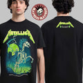 Metallica M72 Houston 2025 Venue Tee In Texas At NRG Stadium On June 14 2025 Skeleton Reaper Art Two Sided Unisex T-Shirt