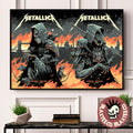 Metallica M72 London England UK 2026 Night 1 And 2 Combined Set Event Poster At London Stadium On 3 And 5 June 2026 Decor Poster Canvas