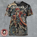 Metallica M72 Tampa 2025 Night 1 Venue Poster In Tampa Florida At Raymond James On June 6 2025 The Pirate Skeletons Art All Over Print Shirt