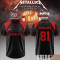 Metallica M72 World Tour 2026 Football Jersey