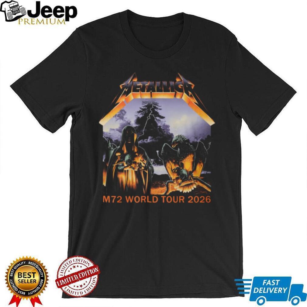 Metallica M72 World Tour 2026 Reaper Eagle Heavy Metal T Shirt