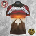 Metallica Master Of Puppets Album Cover Art 2025 Polo Shirt