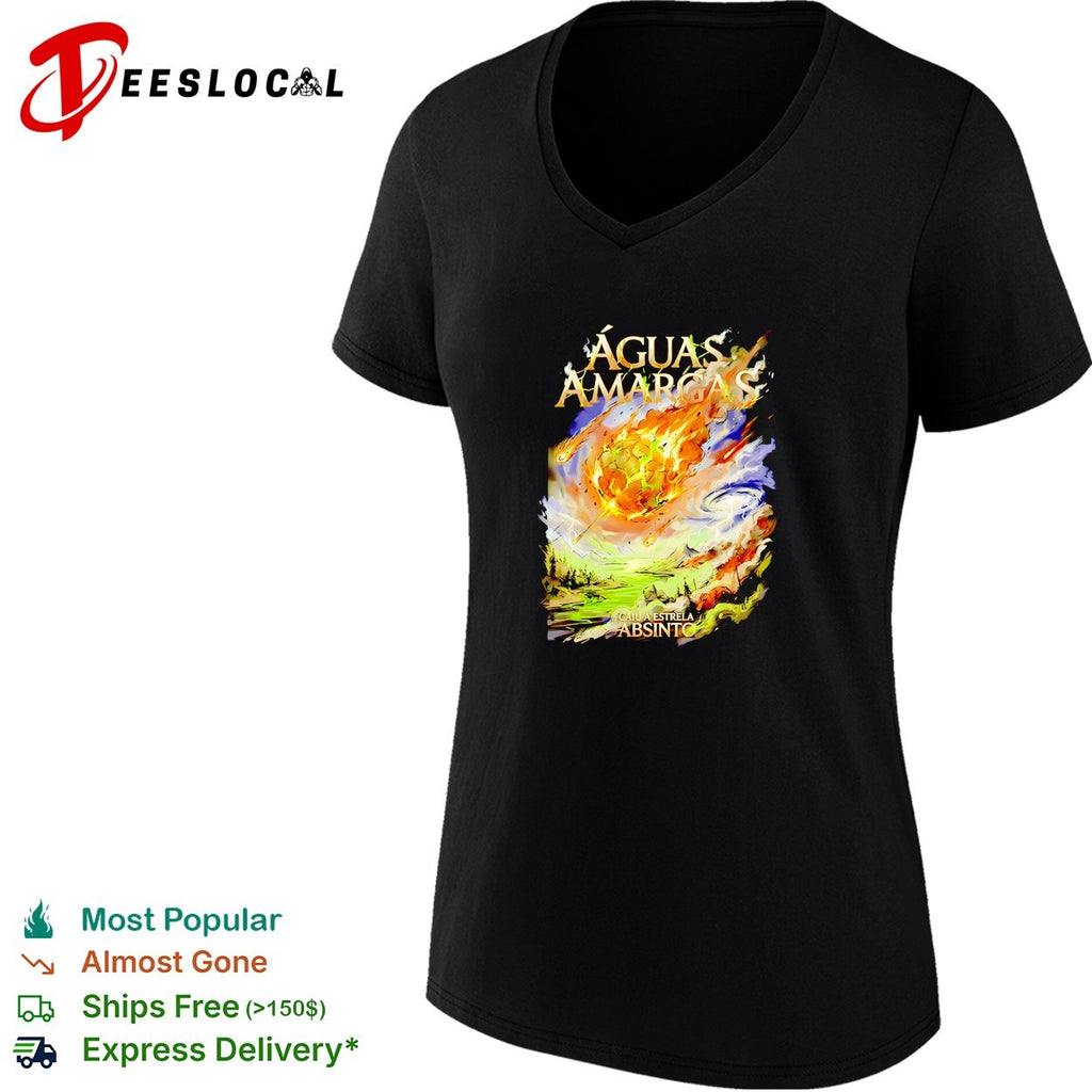 Meteorite aguas amargas caiu a estrela absinto graphic shirt
