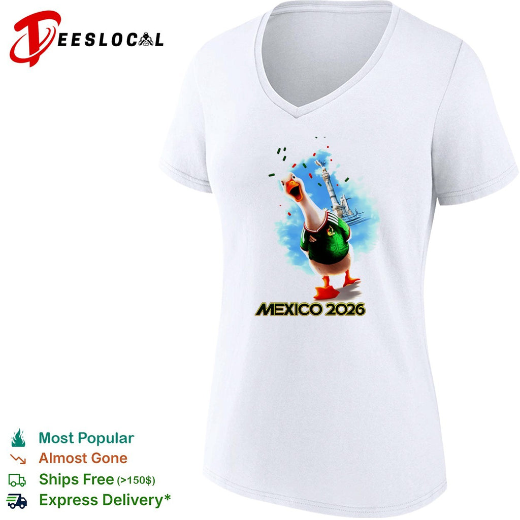 Mexico 2026 World Cup Celebration Soccer Goose shirt