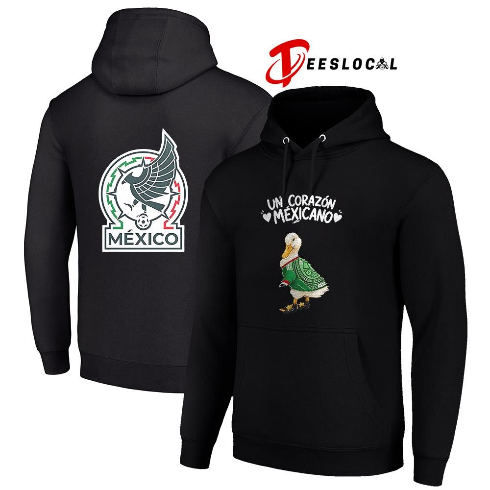 Mexico Soccer Patito Corazon Manga Larga un corazon Mexicano World Cup shirt