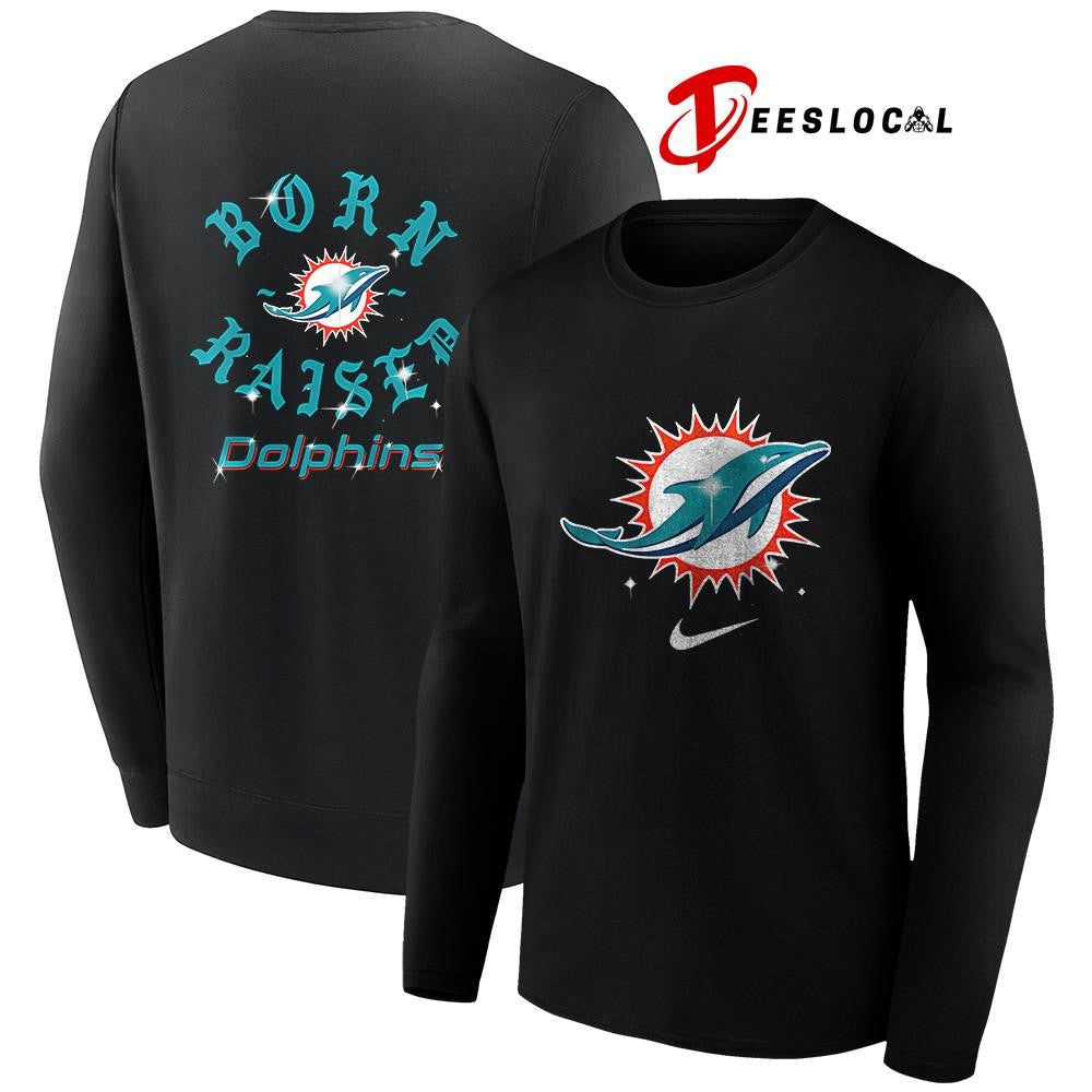 Miami Dolphins x Born and Raised logo shirt