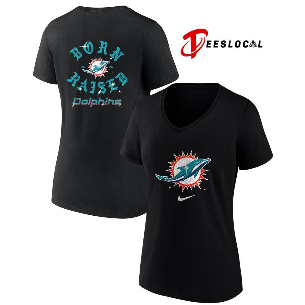 Miami Dolphins x Born and Raised logo shirt