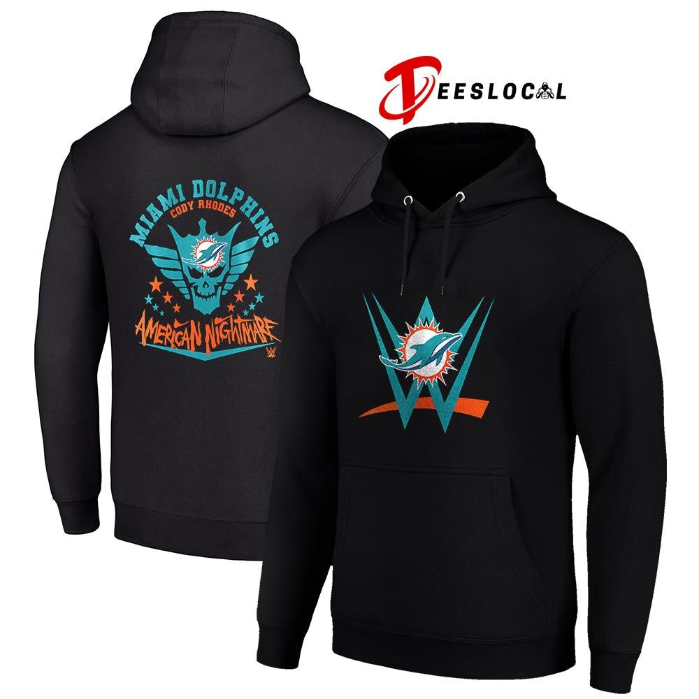 Miami Dolphins x Cody Rhones American nightmare logo shirt