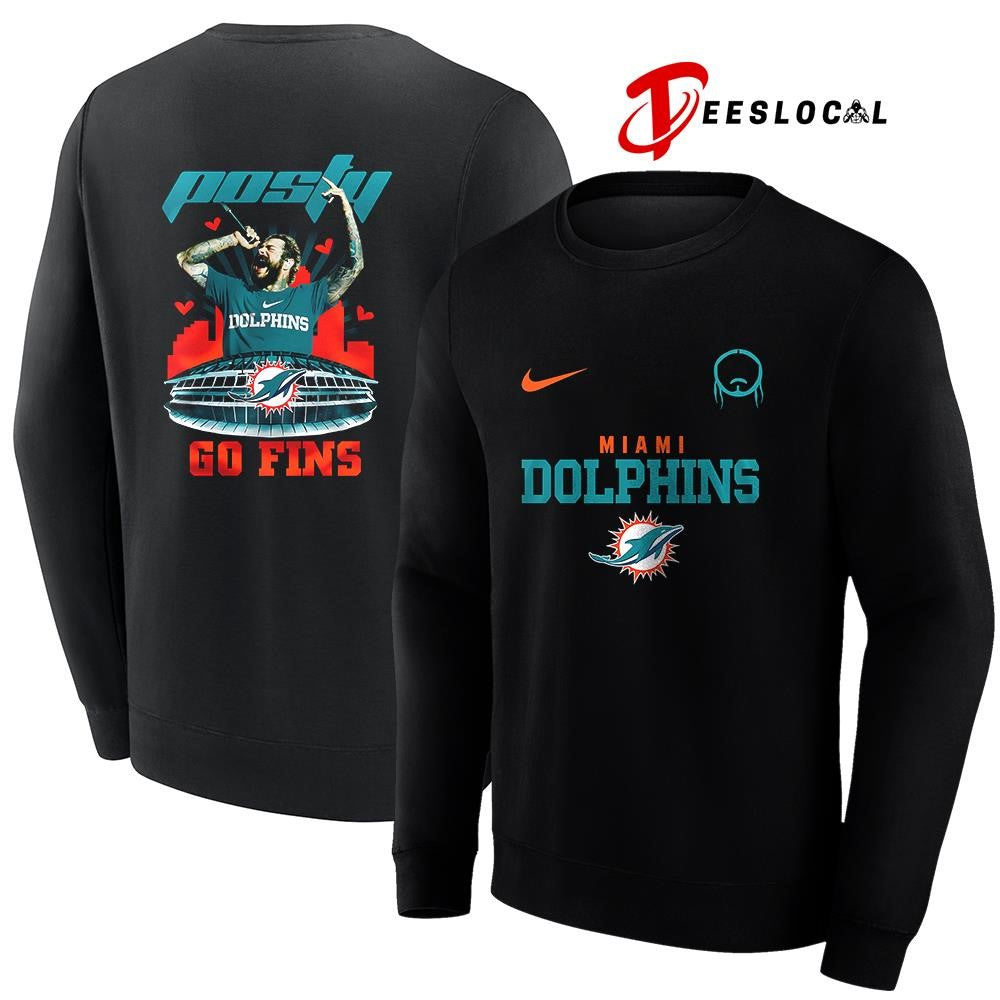 Miami Dolphins x Post Malone Posty stadium shirt