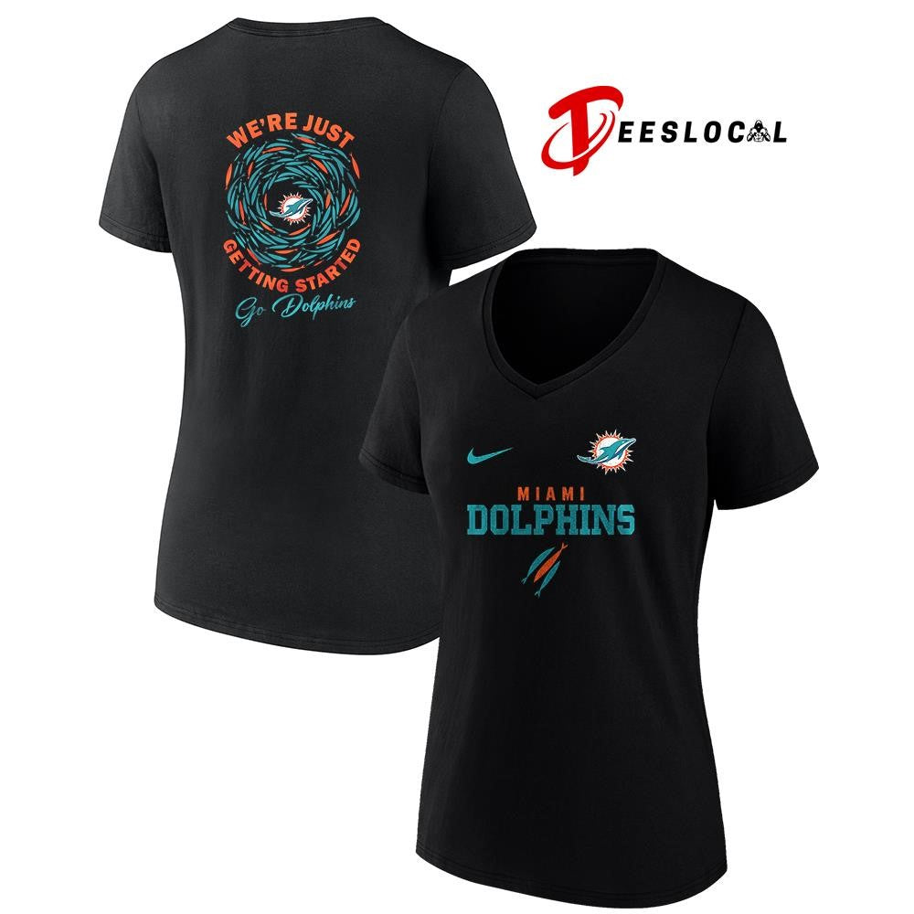 Miami Dolphins x The Chosen we’re just getting started logo shirt