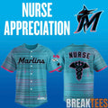 Miami Marlins 2026 Nurse Appreciation Baseball Jersey