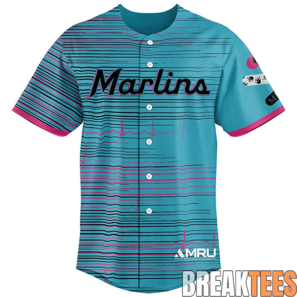 Miami Marlins 2026 Nurse Appreciation Baseball Jersey