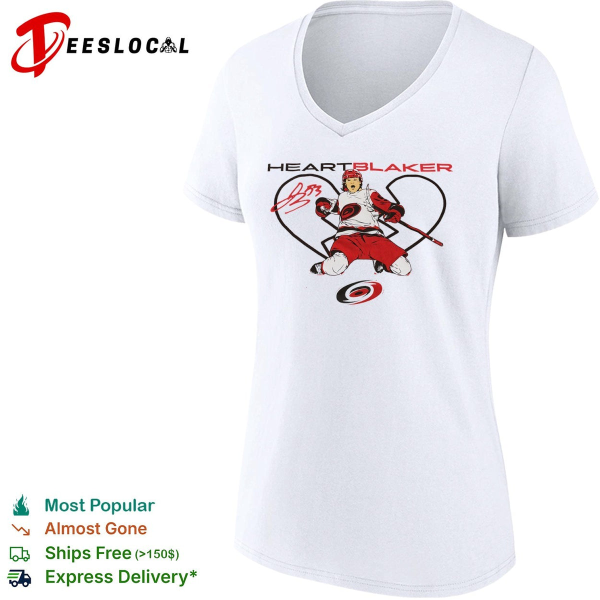 Michael Bunting Carolina Hurricanes NHL heartblaker shirt