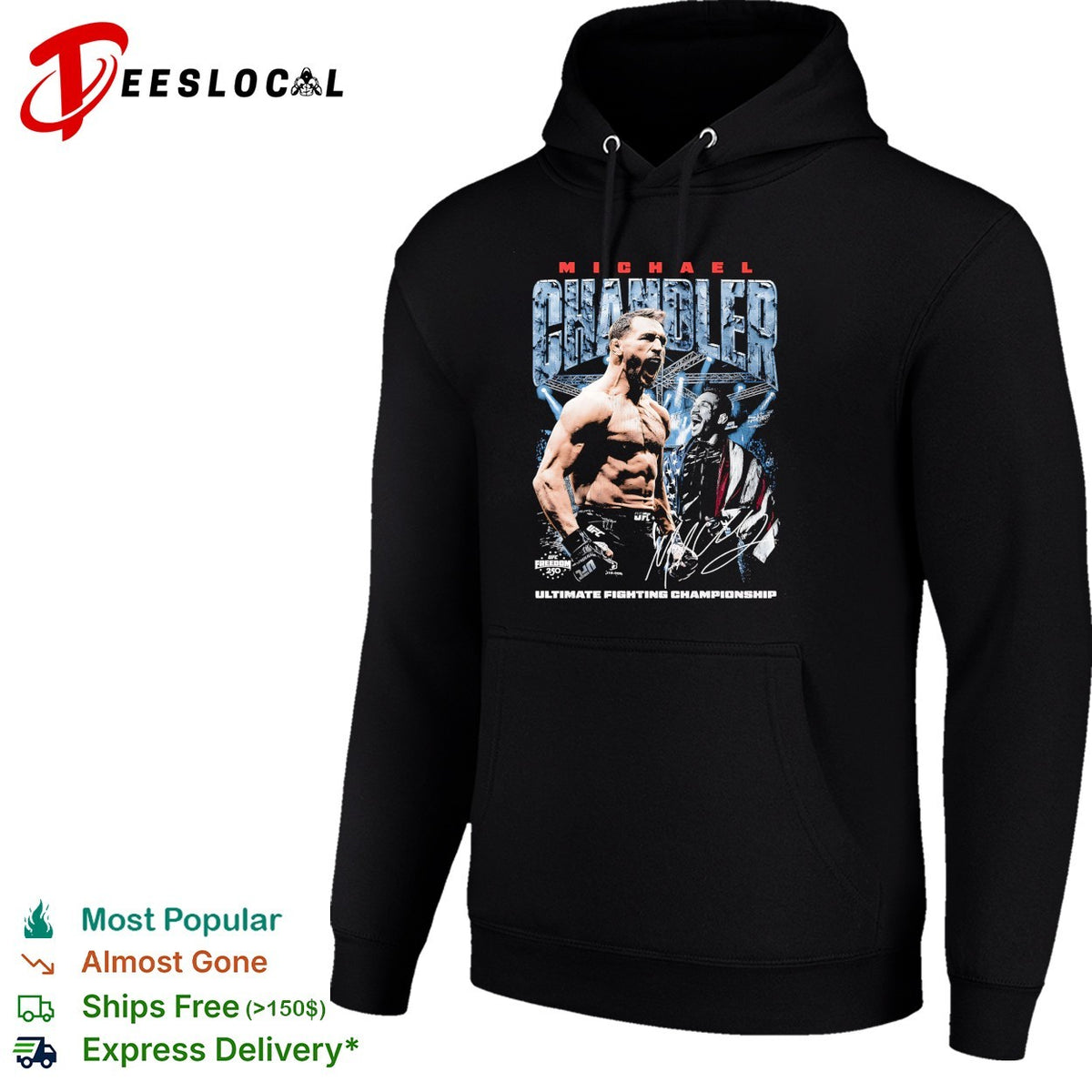 Michael Chandler UFC Freedom 250 Ultimate Fighting Championship poster shirt