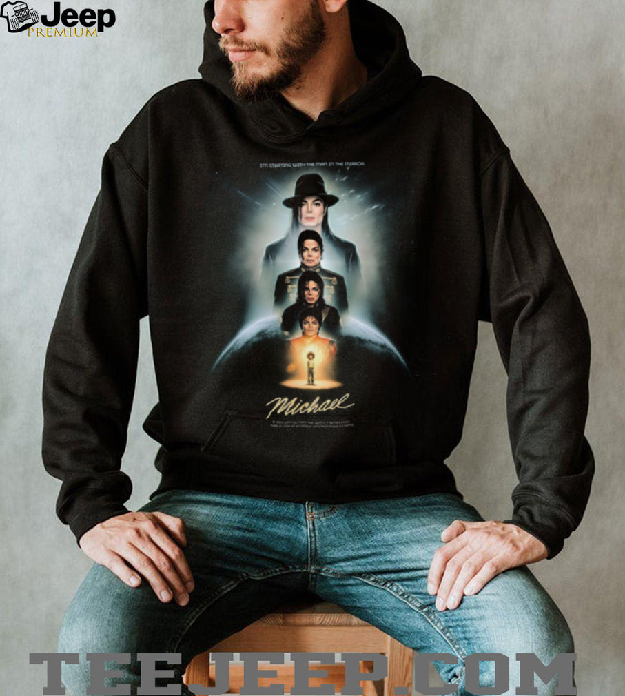 Michael Jackson Man In The Mirror Evolution Legacy Tribute Graphic T Shirt