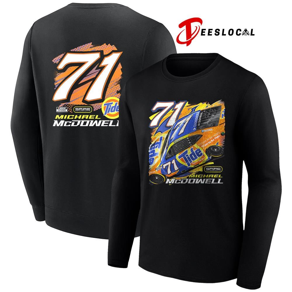 Michael McDowell Tide car racing shirt