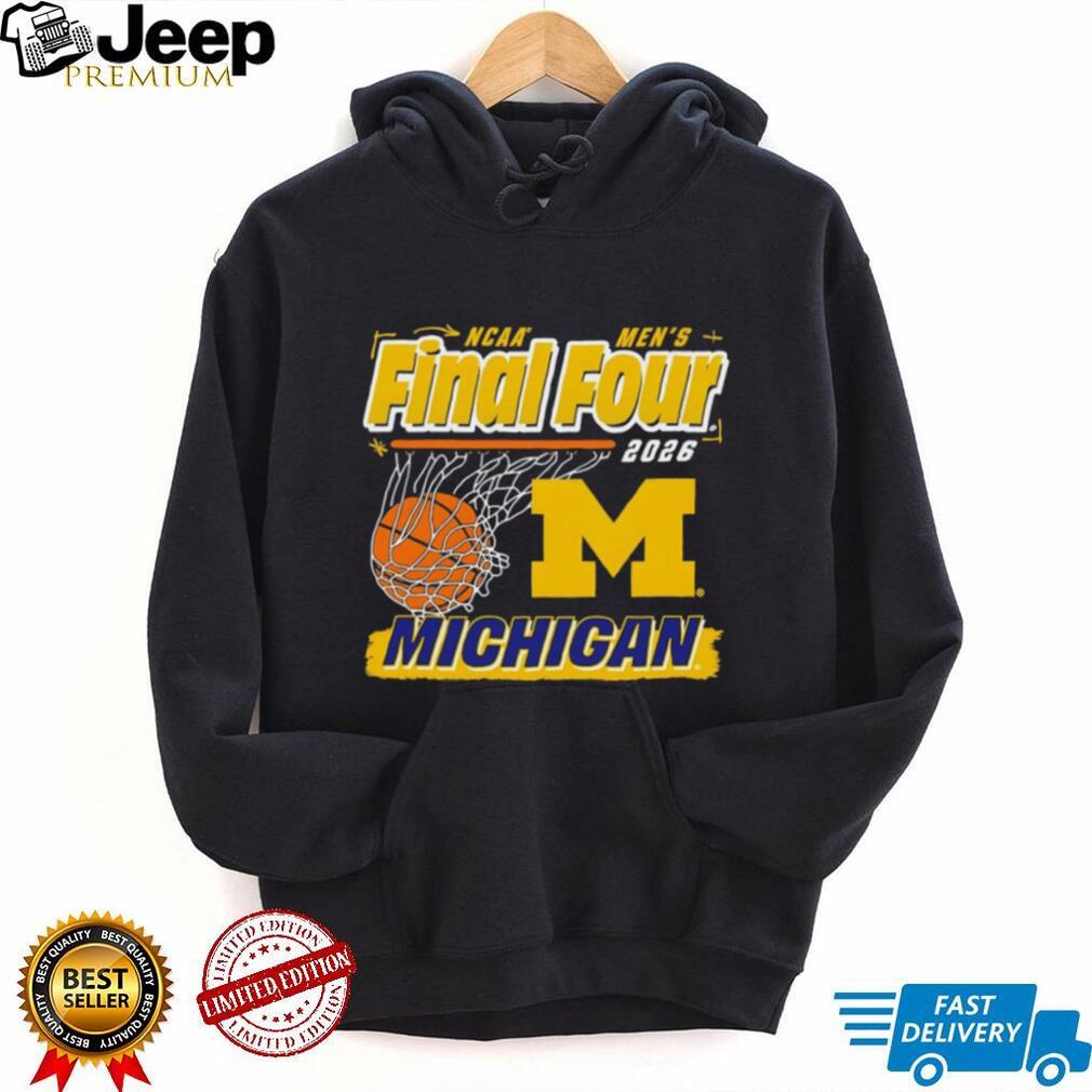 Michigan Basketball 2026 Final Four Net Graphic T Shirt
