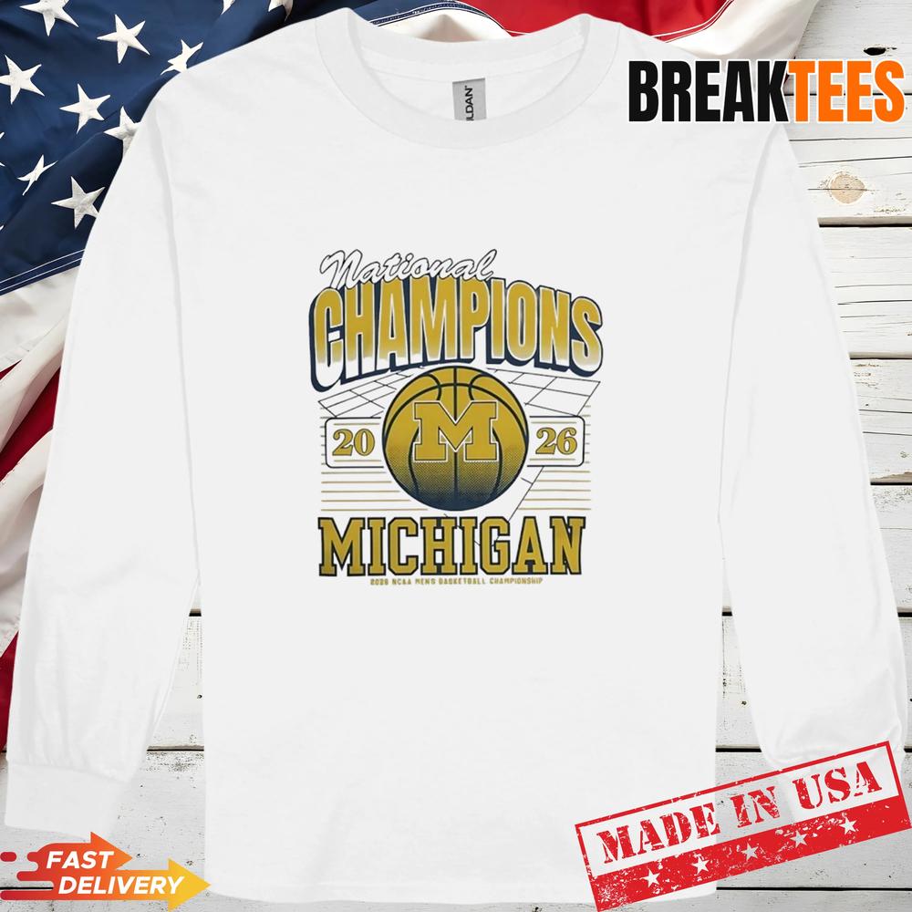 Michigan Men’s Basketball 2026 NCAA National Champions T-Shirt