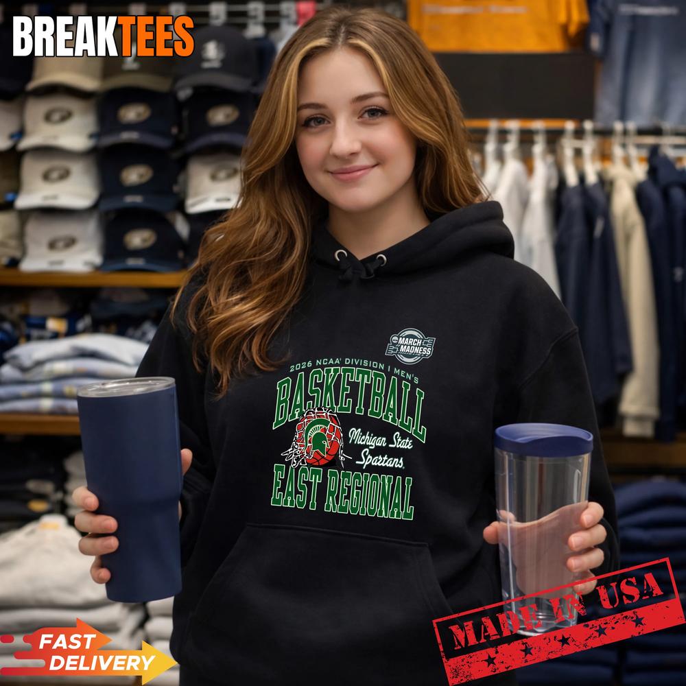 Michigan State Spartans Basketball 2026 NCAA Division I March Madness East Regional Shirt