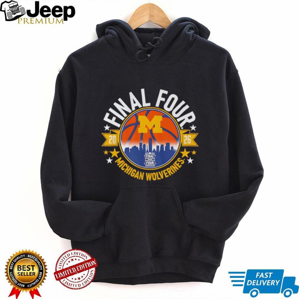 Michigan Wolverines 2026 Final Four Logo Basketball T Shirt