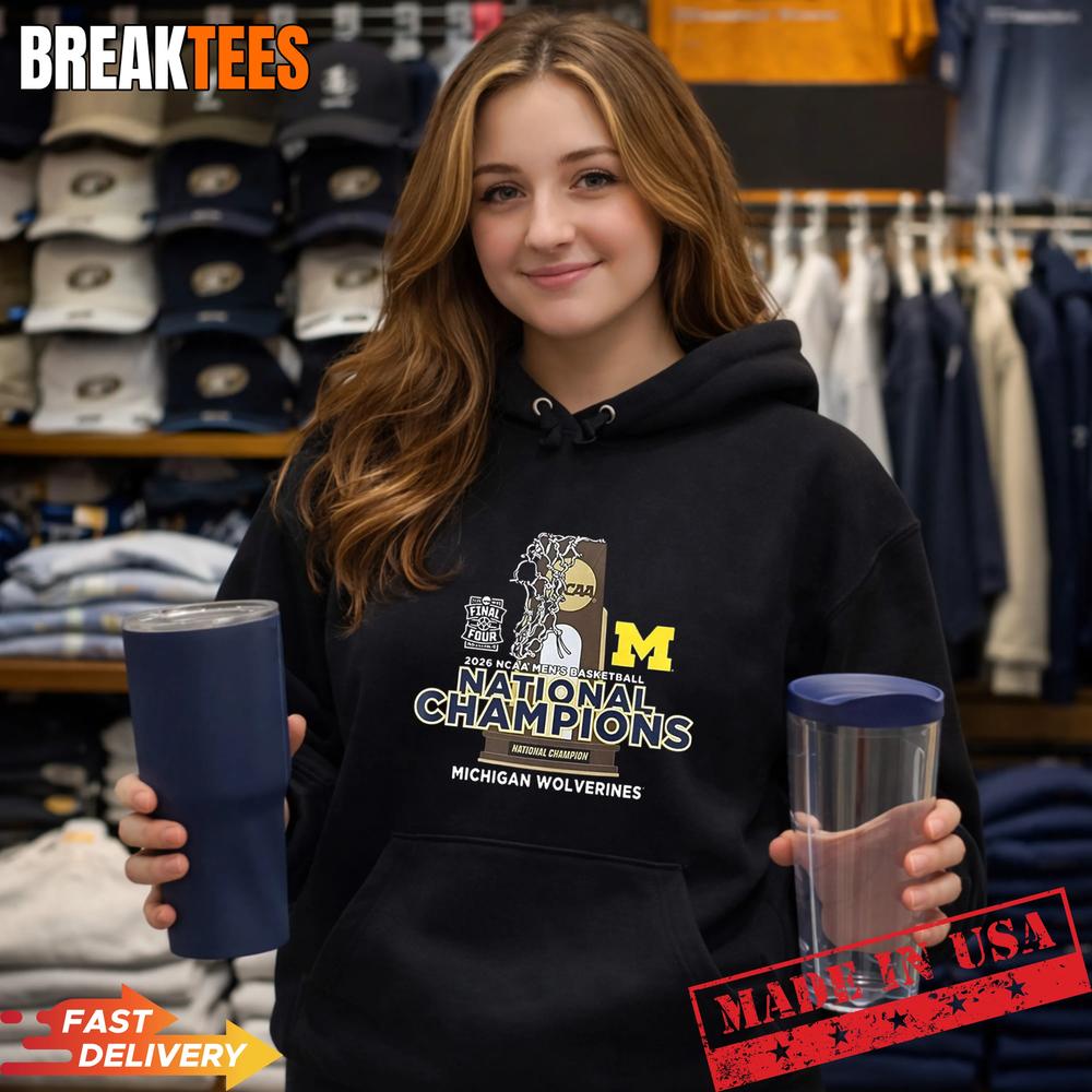 Michigan Wolverines 2026 Men’s basketball National Champions team collage T-Shirt