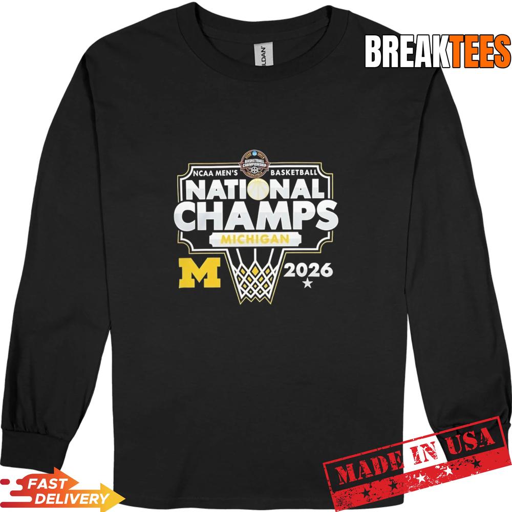 Michigan Wolverines 2026 NCAA Men’s Basketball National Champions Shirt