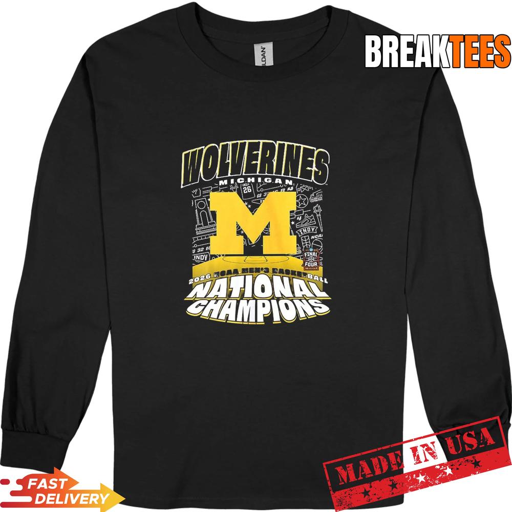 Michigan Wolverines 2026 NCAA Men’s Basketball National Champions it’s March T-Shirt