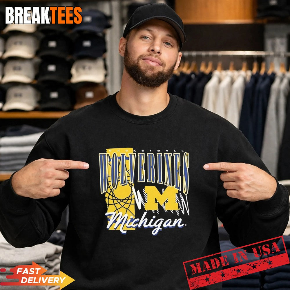 Michigan Wolverines Basketball 2026 Graphic Shirt