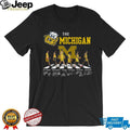 Michigan Wolverines Basketball Abbey Road Signatures Team Coffee T Shirt